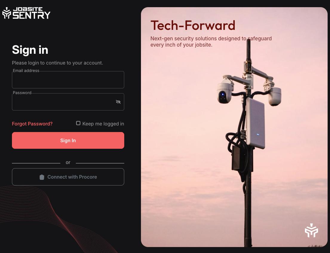Sign In with Procore Credentials