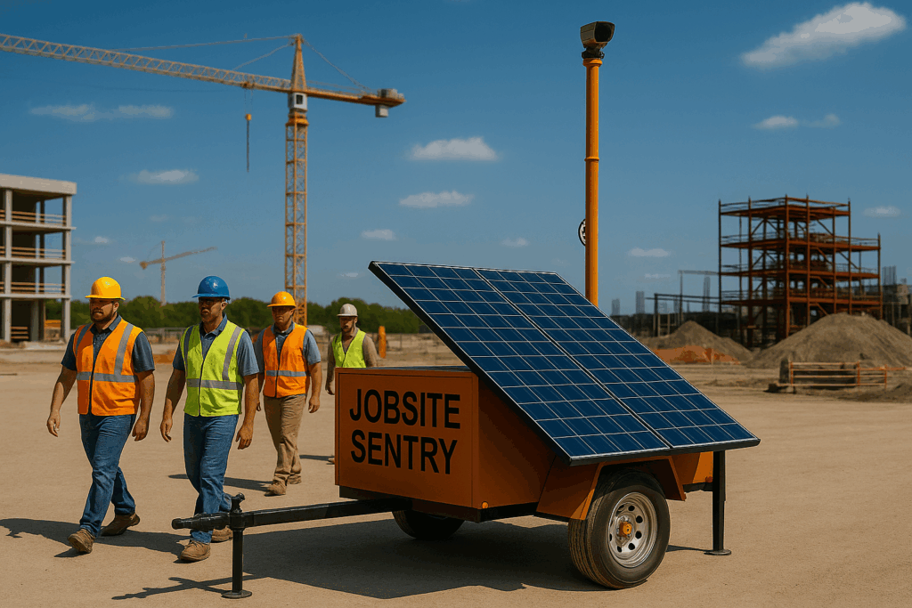 Why Mobile Surveillance Units Are the Future of Construction Site Security