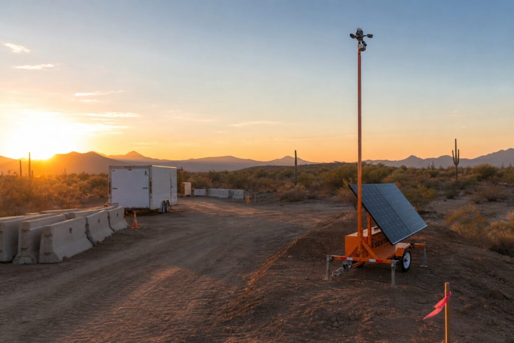 Solar-Powered Security Cameras Without Power or Internet