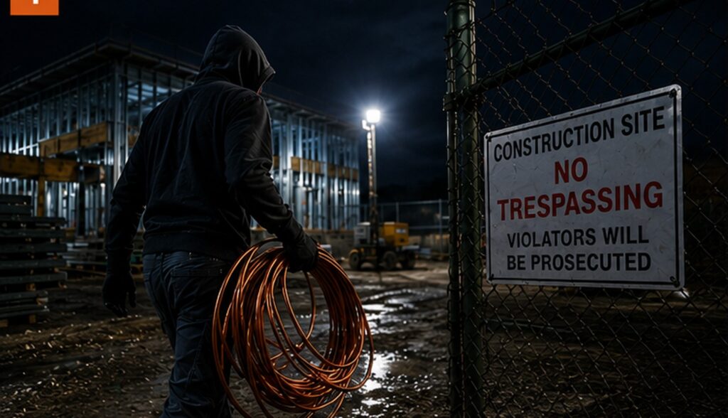 How to Prevent Copper Theft on Construction Sites