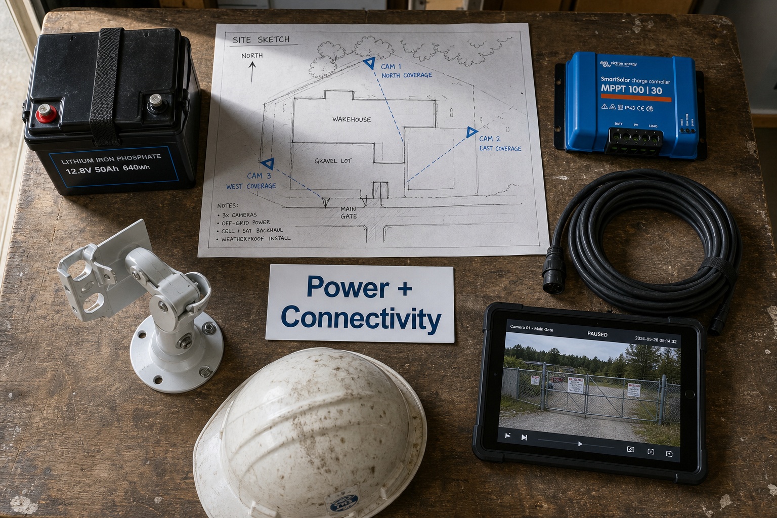 Solar-Powered Security Cameras Without Power or Internet 2 2 3