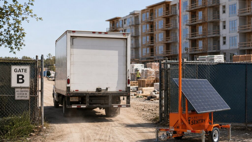 How Vehicle Detection Cameras Help Multifamily Construction Sites Track Deliveries and Stop Unauthorized Access