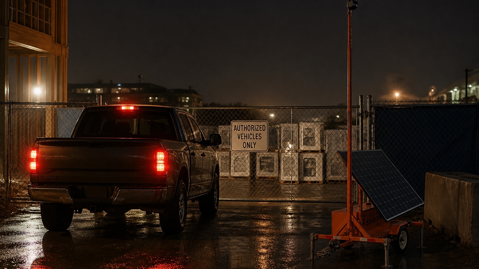 How Vehicle Detection Cameras Help Multifamily Construction Sites Track Deliveries and Stop Unauthorized Access 3 03 unauthorized vehicle detection multifamily construction gate